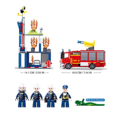 Sluban Fire Fighting Training Center Building Blocks For Ages 6+
