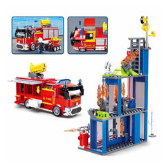 Sluban Fire Fighting Training Center Building Blocks For Ages 6+