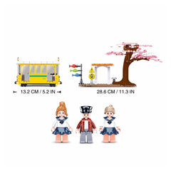 Sluban Happy Diary-Downtown Tram Building Blocks For Ages 6+