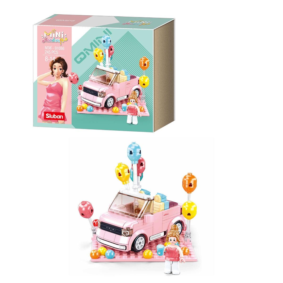 Sluban Open-Topped Car Building Blocks For Ages 8+