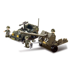 Sluban Land Forces-Antiaircraft Flak Building Blocks For Ages 6+