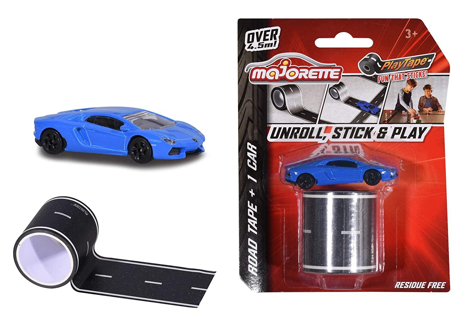 Majorette Playtape Blistercard, Design & Style May vary, 1 Car Included