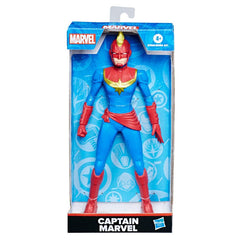 Marvel Avengers Captain Marvel Action Figure 9.5-Inch, Comics-Inspired Design, For Kids Ages 4 And Up
