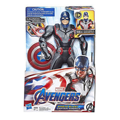 Marvel Avengers Endgame Shield Blast Captain America 13"-Scale Figure