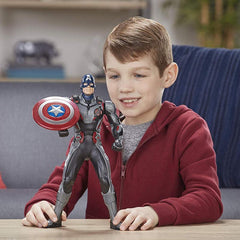 Marvel Avengers Endgame Shield Blast Captain America 13"-Scale Figure