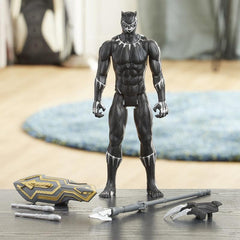 Marvel Avengers Titan Hero Series Blast Gear Deluxe Black Panther Action Figure, 12-Inch Toy, Inspired By Marvel Comics