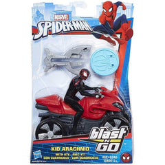 Marvel Spider-Man Blast 'n Go Kid Arachnid with ATV (Multi Color)