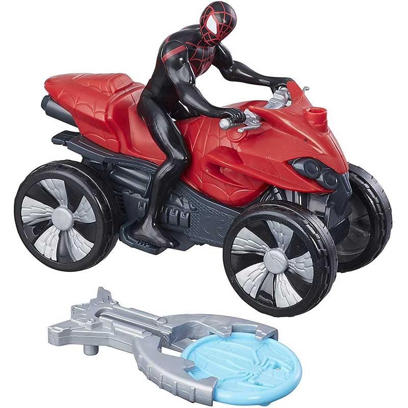 Marvel Spider-Man Blast 'n Go Kid Arachnid with ATV (Multi Color)