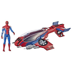 Marvel Spider-Man: Far from Home Spider-Jet with – Vehicle Toy & 6 inch Scale Action Figure