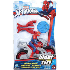 Marvel Spider-Man Marvel Blast N' Go Racer Spider-Man with Cycle
