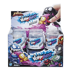 Marvel Spiderman Venom Burst 3-Inch Action Figure Toy, With Ooze and 1-Inch Figure, For Kids Ages 4 And Up
