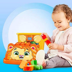Mega Bloks Laughing Lion Animal Bucket