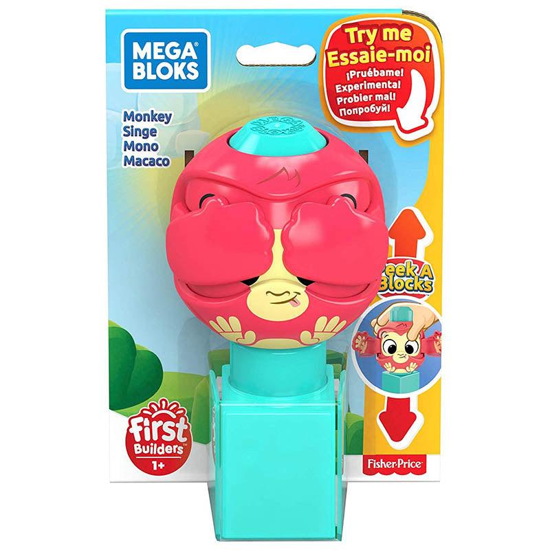 Mega Bloks Peek A Blocks Monkey