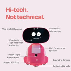 Miko 3: AI-Powered Smart Robot for Kids | STEM Learning & Educational Robot, Martian Red