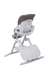 Joie Mimzy Spin 3 in 1 High Chair Geometric Mountains - Portable Booster Seat For Ages 0-3 Years
