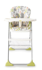 Joie Mimzy Snacker High Chair 123 Artwork - Portable Booster Seat For Ages 0-3 Years