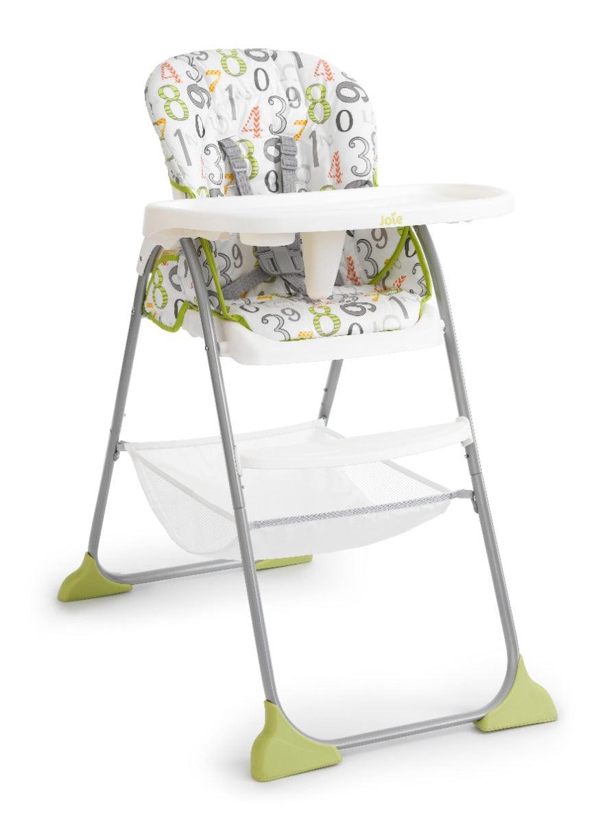 Joie Mimzy Snacker High Chair 123 Artwork - Portable Booster Seat For Ages 0-3 Years