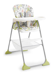 Joie Mimzy Snacker High Chair 123 Artwork - Portable Booster Seat For Ages 0-3 Years