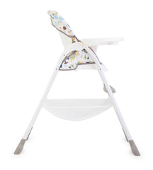 Joie Mimzy Snacker High Chair Alphabet 1 - Portable Booster Seat For Ages 0-3 Years