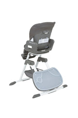 Joie Mimzy Spin 3 in 1 High Chair Tile - Portable Booster Seat For Ages 0-3 Years