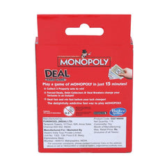 Monopoly Deal Card Game for Families and Kids Ages 8 and Up, Fast Gameplay With Cards