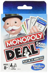 Monopoly Deal Card Game English (New) for Families and Kids Ages 8 and Up