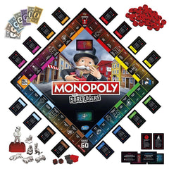 Monopoly For Sore Losers Board Game for Ages 8 and Up, The Game Where it Pays To Lose