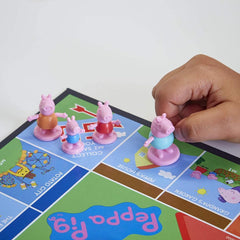 Monopoly Junior: Peppa Pig Edition Board Game for 2-4 Players, for Kids Ages 5 and Up
