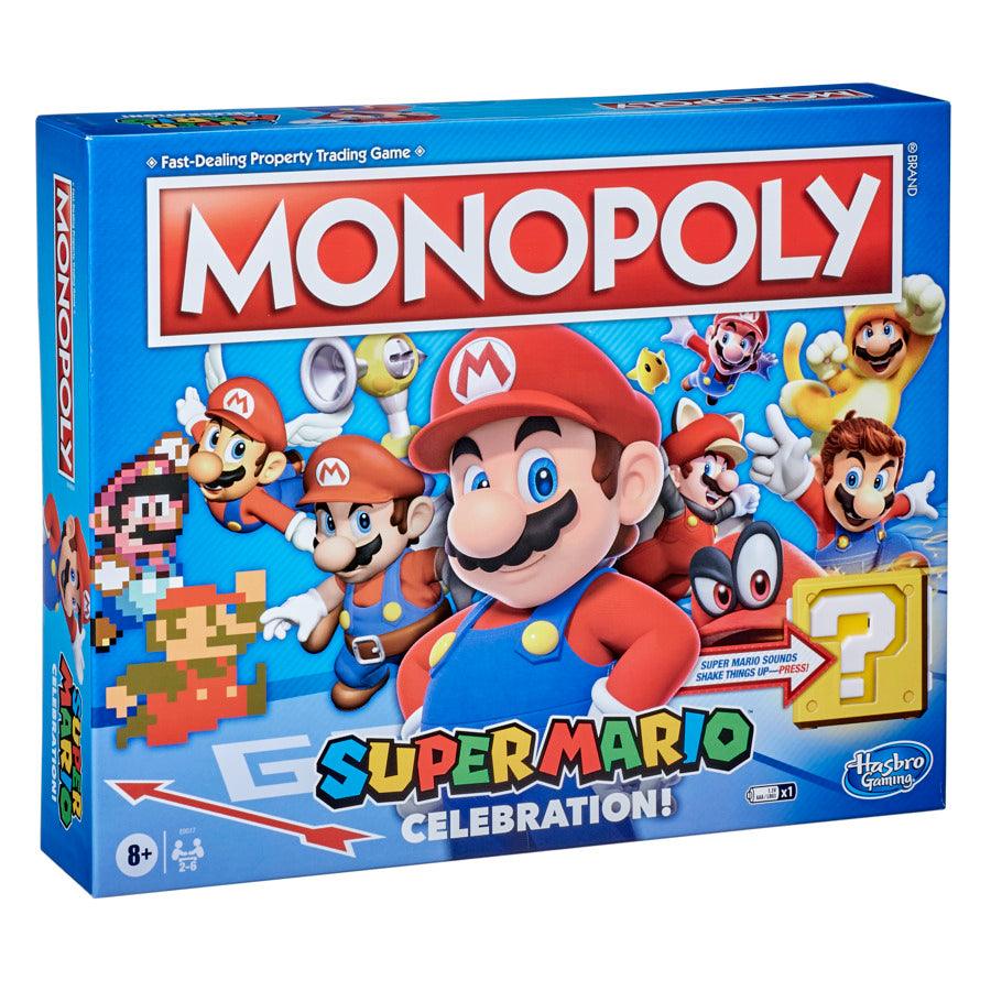 Monopoly Super Mario Celebration Edition Board Game for Super Mario Fans for Ages 8 and Up, With Video Game Sound Effects