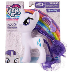 My Little Pony Toy 6-Inch Rarity, White Pony Figure with Rooted Hair and Comb