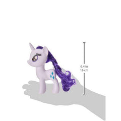 My Little Pony Toy 6-Inch Rarity, White Pony Figure with Rooted Hair and Comb