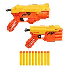 Nerf Alpha Strike Fang QS-4 and Cobra RC-6 Blasters ,Multi-Dart Blasting ,10 Official Nerf Elite Darts,for Kids, Teens, Adults