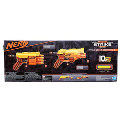 Nerf Alpha Strike Fang QS-4 and Cobra RC-6 Blasters ,Multi-Dart Blasting ,10 Official Nerf Elite Darts,for Kids, Teens, Adults
