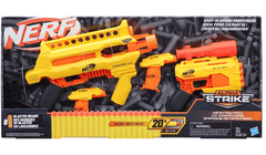 Nerf Alpha Strike Infantry Pack, 24-Piece Set Includes 4 Blasters and 20 Official Elite Darts, for Kids, Teens, Adults, Multicolor