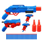 Nerf Alpha Strike Mission Ops Set Includes 4 Blasters, 2 Half-Targets, and 25 Official Nerf Elite Darts