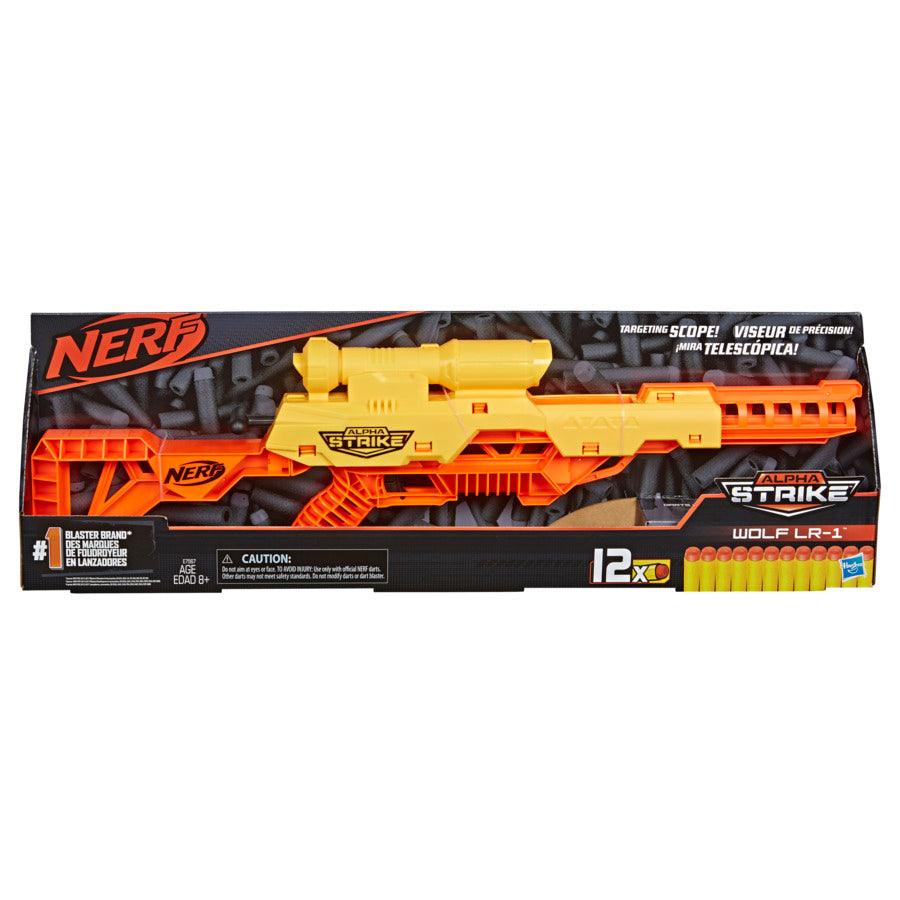 Nerf Alpha Strike Wolf LR-1 Blaster with Targeting Scope, 12 Darts