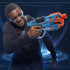 Nerf Elite 2.0 Commander Rd-6 Blaster, 12 Darts, 6-Dart Rotating Drum, Tactical Rails