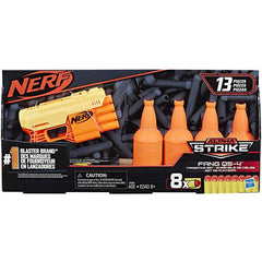 NERF Fang QS-4 Targeting Set (Includes Toy Blaster, 4 Half-Targets, and 8 Official Elite Darts for Kids, Teens, Adults