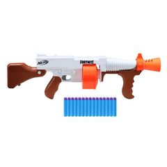Nerf Fortnite DG Dart Blaster, 15-Dart Rotating Drum, Pump Action, 15 Official Nerf Darts, Inspired by Blaster Used in Fortnite Video Game
