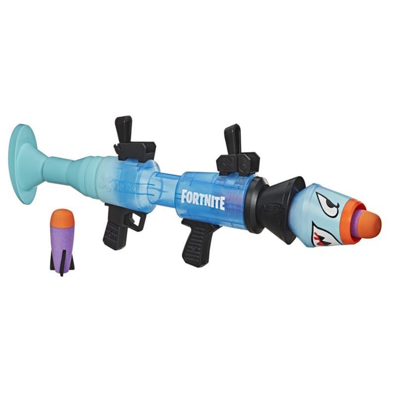 Nerf Fortnite RL-Rippley Blaster - Fires Big Foam Rockets - Includes 2 Official Nerf Fortnite Rockets