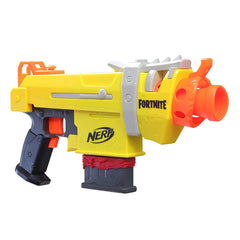 Nerf Fortnite SMG-L Motorised Dart Blaster – Includes 3 Targets – Comes with 6-Dart Clip and 6 Official Nerf Elite Darts