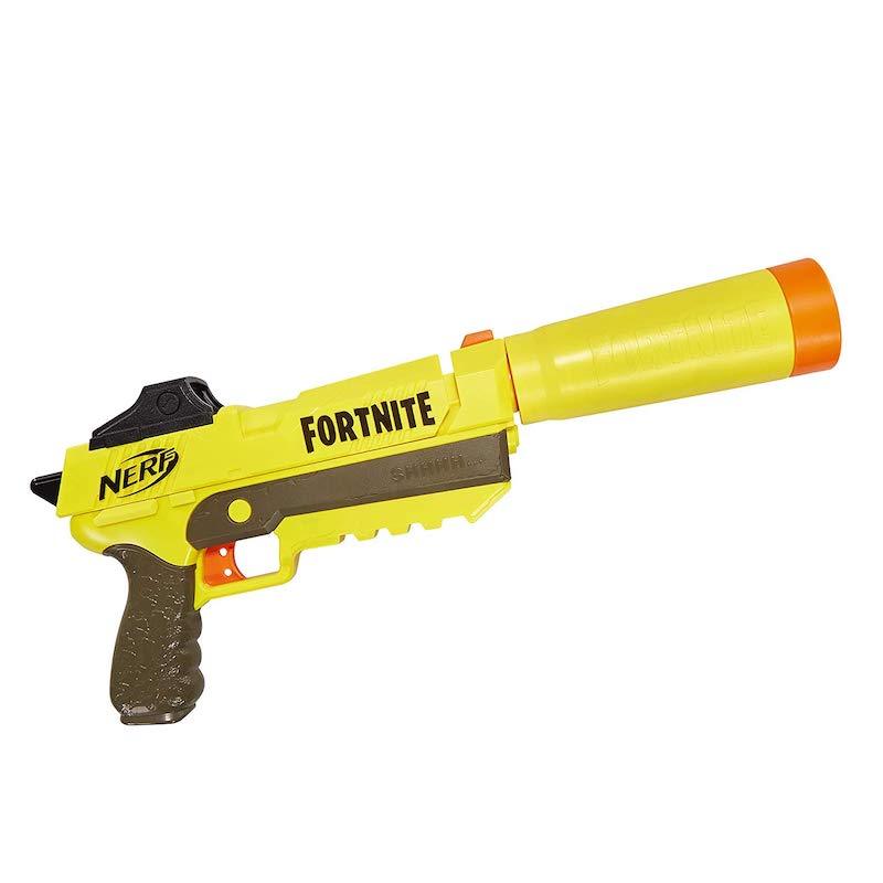 Nerf Fortnite SP-L Elite Dart Blaster with Detachable Barrel, 6 Elite Darts for Youth, Teens, Adults