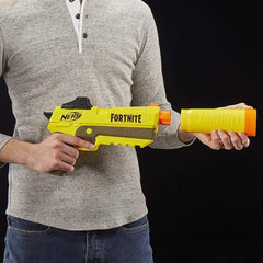 Nerf Fortnite SP-L Elite Dart Blaster with Detachable Barrel, 6 Elite Darts for Youth, Teens, Adults