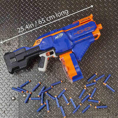 Nerf Infinus N-Strike Elite Toy Motorized Blaster with Speed-Load Technology, 30-Dart Drum, and 30 Official Nerf Elite Darts