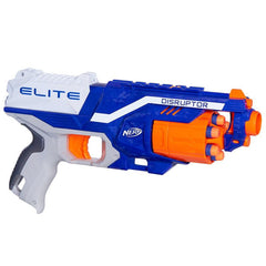 Nerf N-Strike Elite Disruptor Toy Blaster 6-Dart Rotating Drum, Slam Fire, Includes 6 Official Nerf Elite Darts, Toys for Kids, Teens, Adults