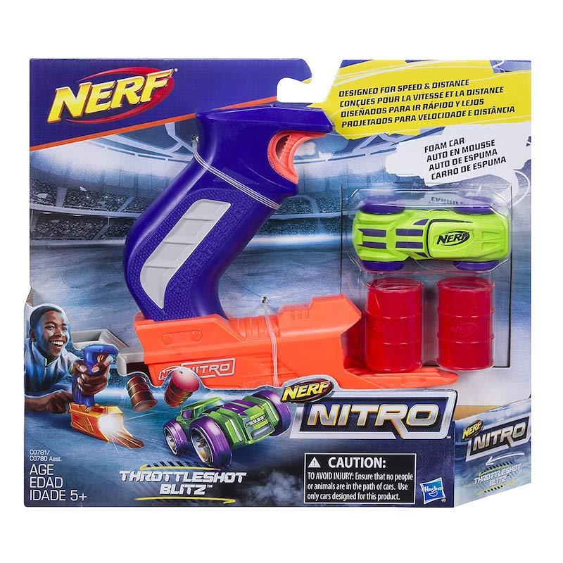 Nerf Nitro Throttleshot Blitz, Blue Blaster, Ages 5 and Up