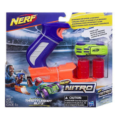 Nerf Nitro Throttleshot Blitz, Blue Blaster, Ages 5 and Up