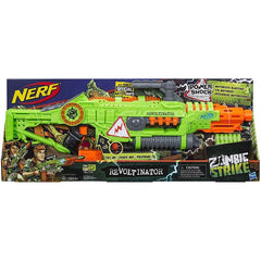 Nerf Revoltinator Nerf Zombie Strike Toy Blaster with Motorized Lights Sounds and 18 Official Darts for Kids, Teens, and Adults