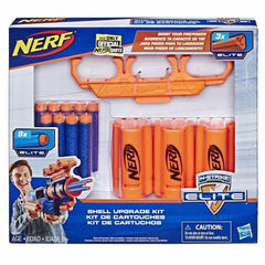 Nerf Shell Upgrade Kit -- Includes 3 Shells, 9 Official Elite Darts, Shell Holder -- for Kids, Teens, Adults