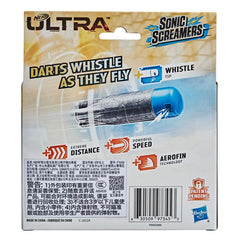 Nerf Ultra Sonic Screamers 20-Dart Refill Pack - Darts Whistle Through the Air -- Compatible Only with Nerf Ultra Blasters